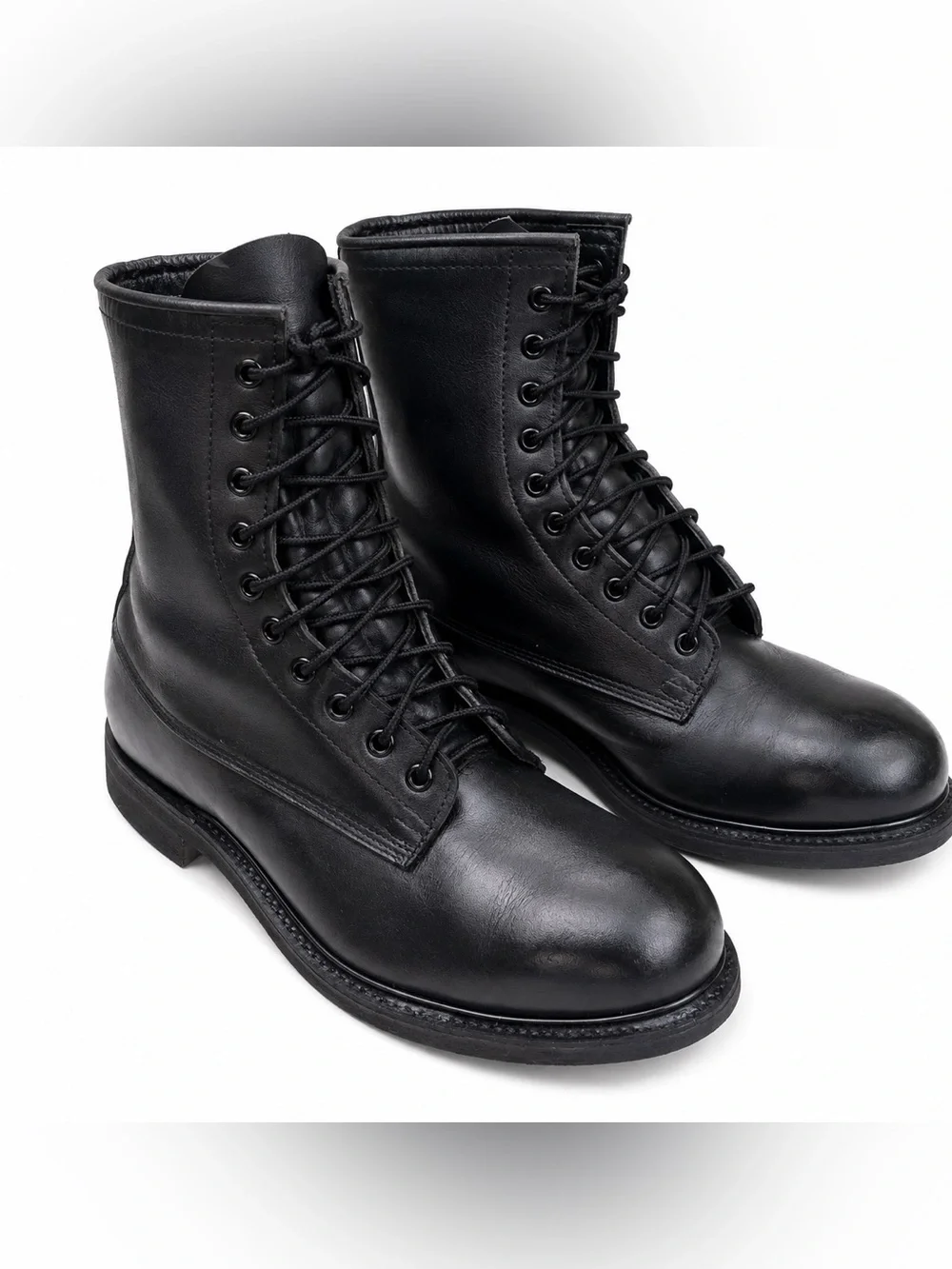 Vintage 1994 Wolverine US Military Steel Toe Combat Boots 9R